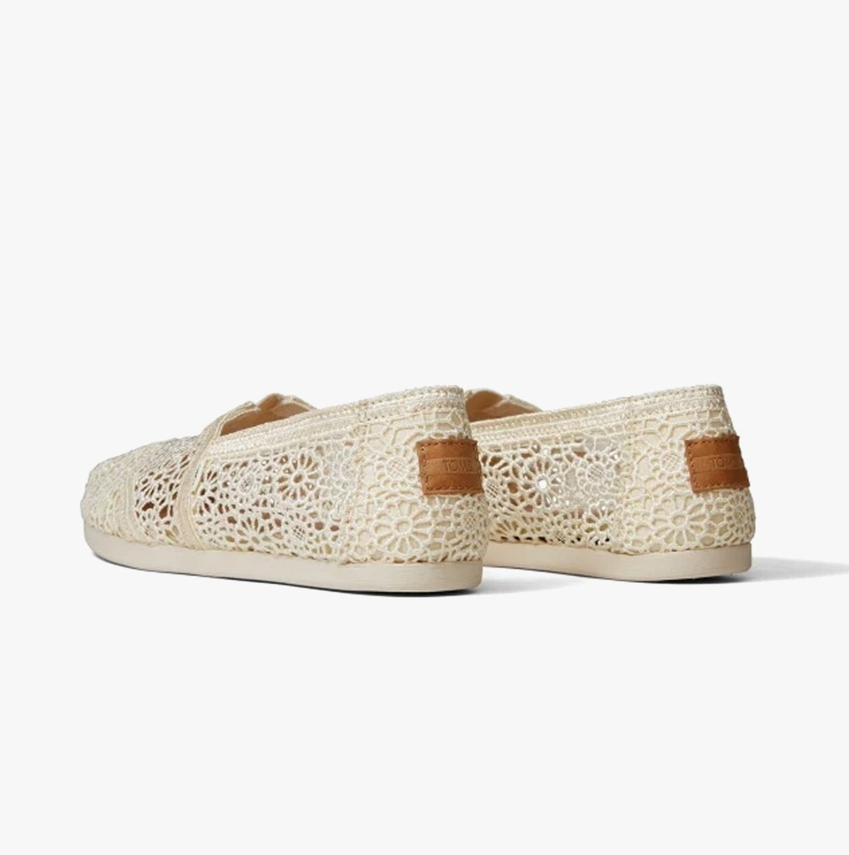 TOMS ALPARGATA Womens Crochet Espadrille Natural