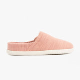 TOMS SAGE Womens Cotton Boucle Mule Slippers Pink