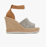 TOMS MARISOL Womens Cotton Wedge Sandals Natural
