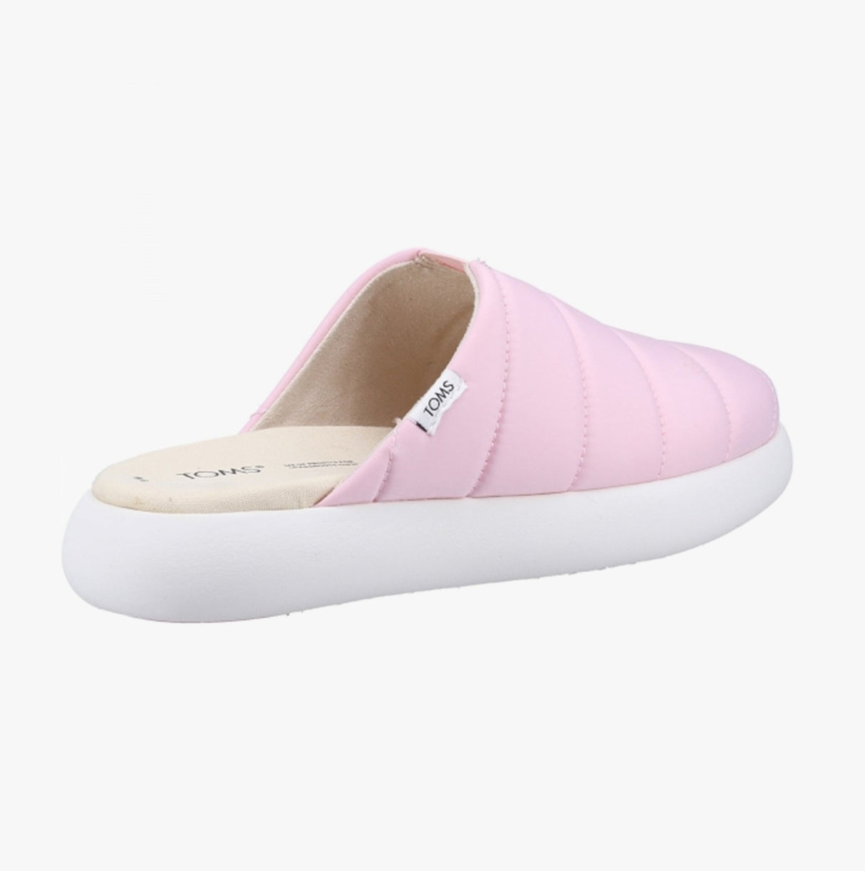 TOMS ALPARGATA MALLOW Womens Quilted Mule Slippers Pink