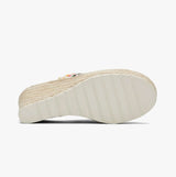 TOMS MONICA Womens Slingback Wedge Sandals Natural