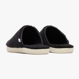 TOMS HARBOR FELT Mens Mule Slippers Black/White