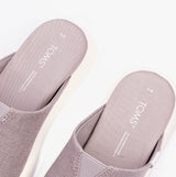 TOMS ALPARGATA MALLOW Womens Mules Grey