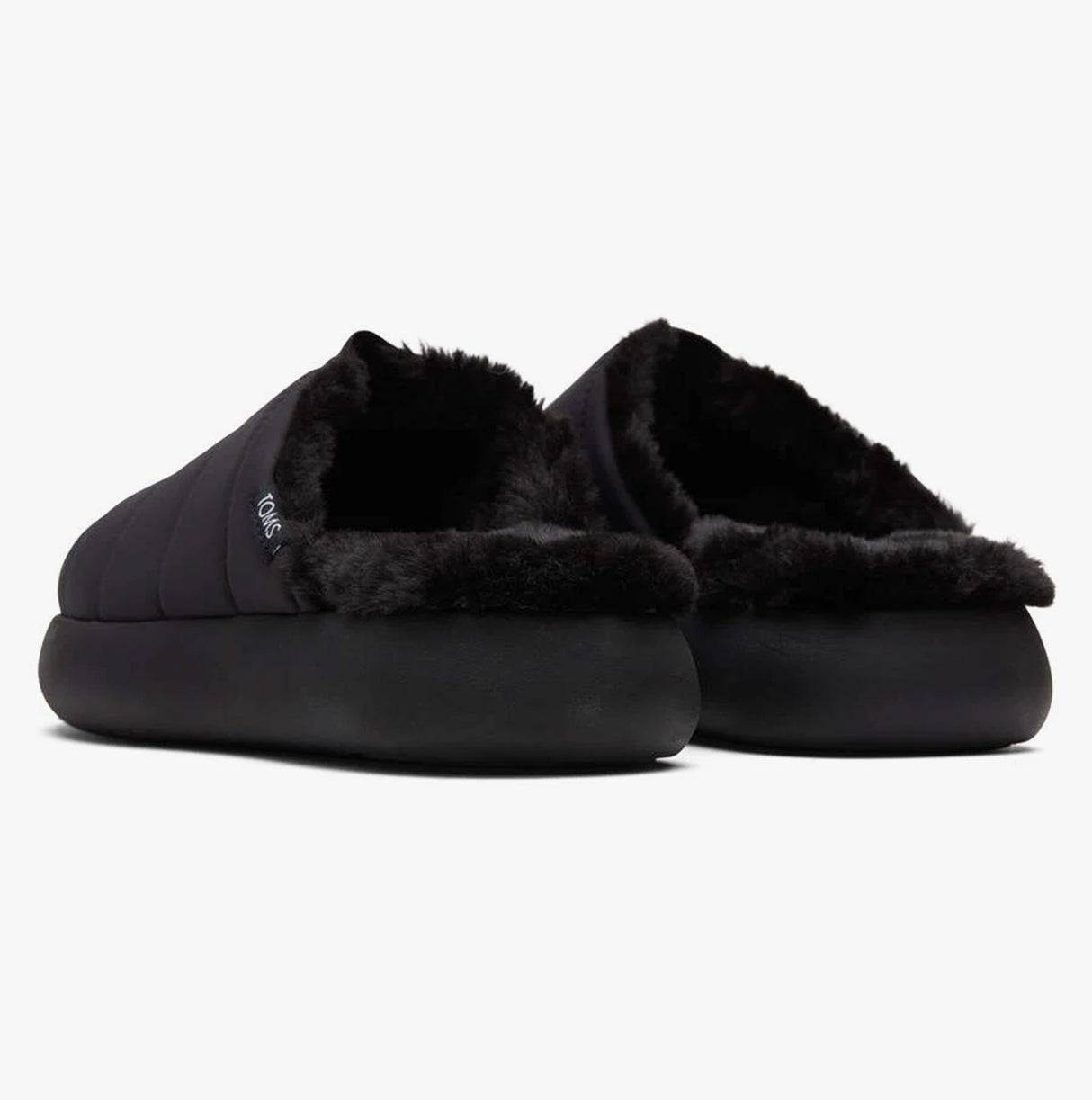 TOMS REPREVE MALLOW Womens Mules Black
