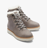 TOMS MOJAVE Womens Suede Sawtooth Sole Boots Grey