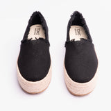 TOMS VALENCIA Womens Espadrilles Black