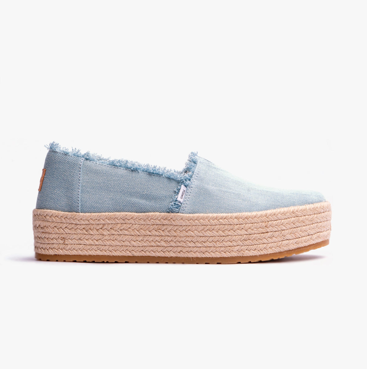 TOMS VALENCIA Womens Espadrilles Pastel Blue