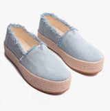 TOMS VALENCIA Womens Espadrilles Pastel Blue