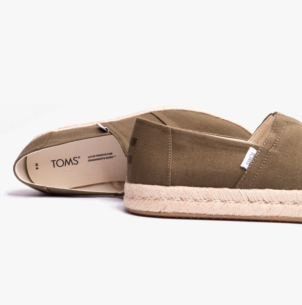 TOMS ALPARGATA ROPE 2.0 Mens Espadrilles Olive