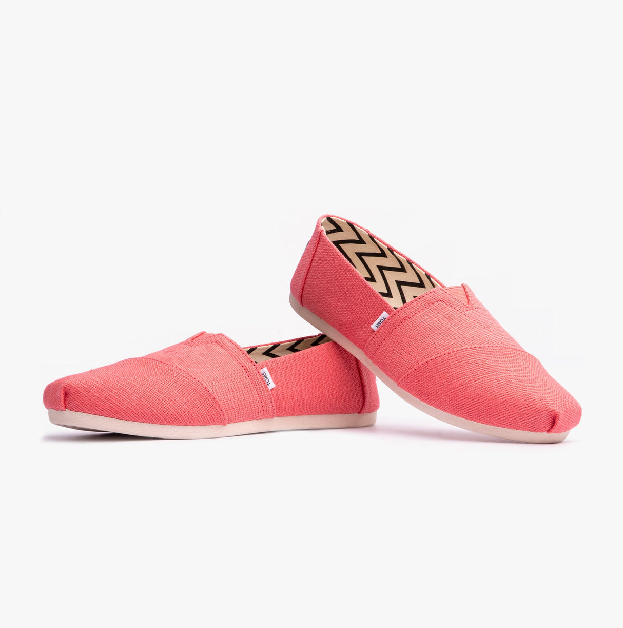 TOMS ALPARGATA Womens Espadrilles Shell Pink
