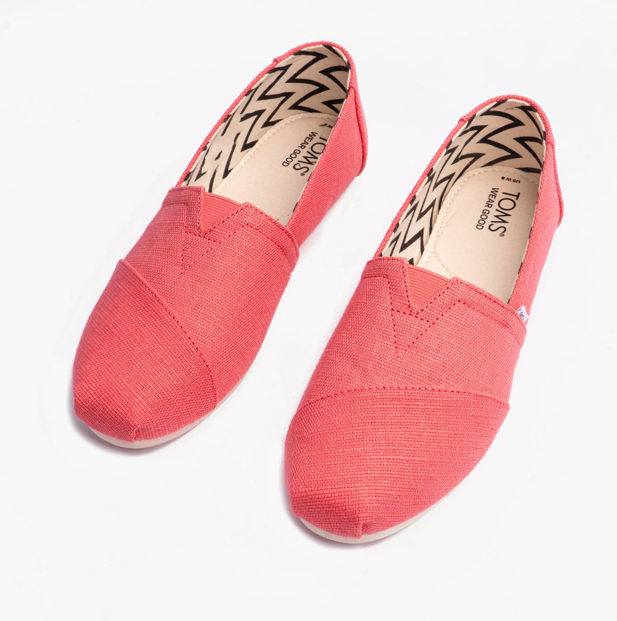TOMS ALPARGATA Womens Espadrilles Shell Pink