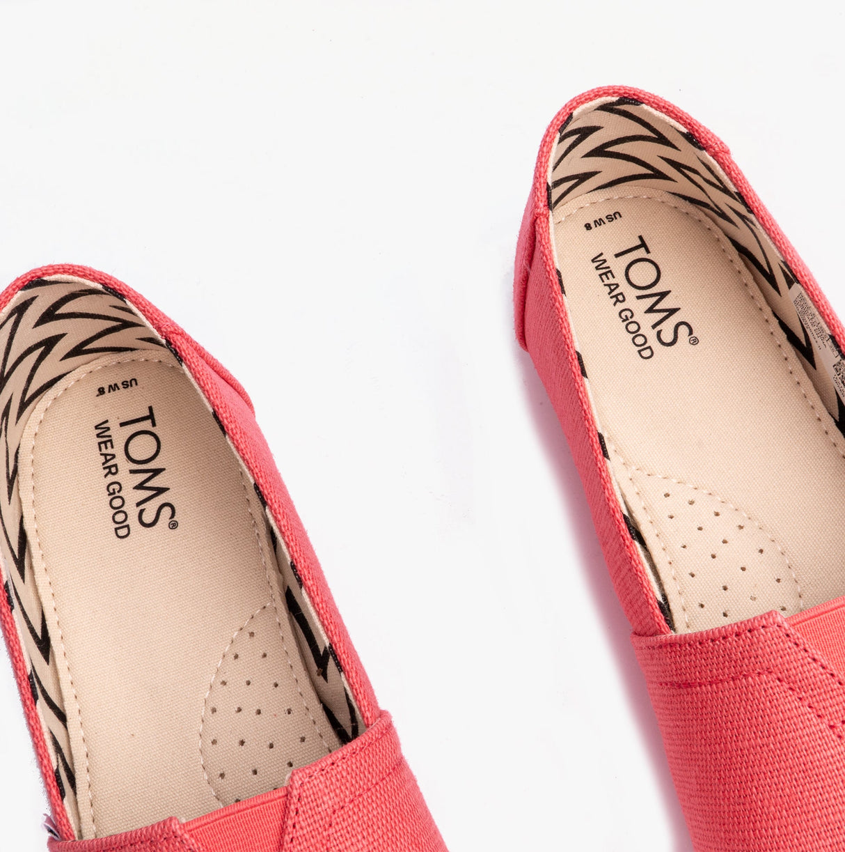 TOMS ALPARGATA Womens Espadrilles Shell Pink