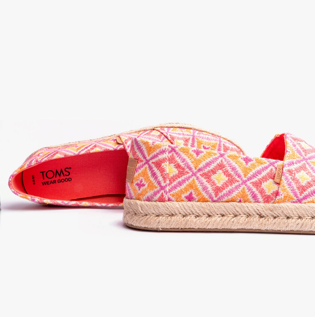 TOMS ALPARGATA ROPE 2.0 Womens Espadrilles Shell Pink