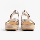 TOMS AUDREY Womens Sandals Gold