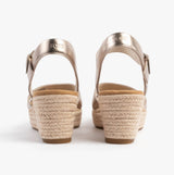 TOMS AUDREY Womens Sandals Gold