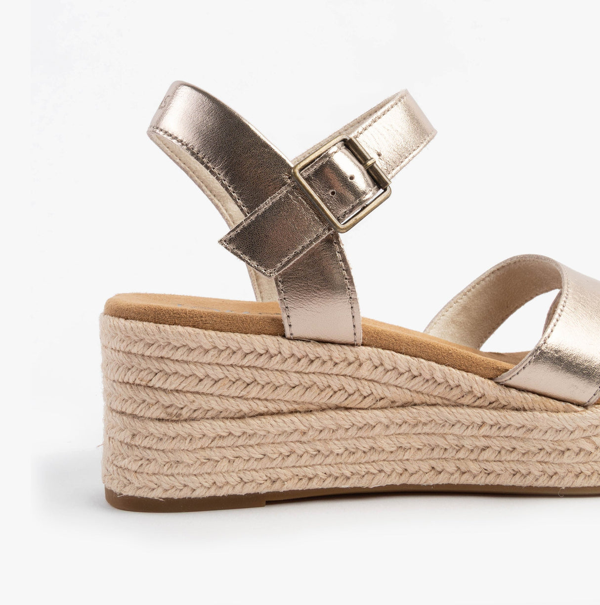 TOMS AUDREY Womens Sandals Gold