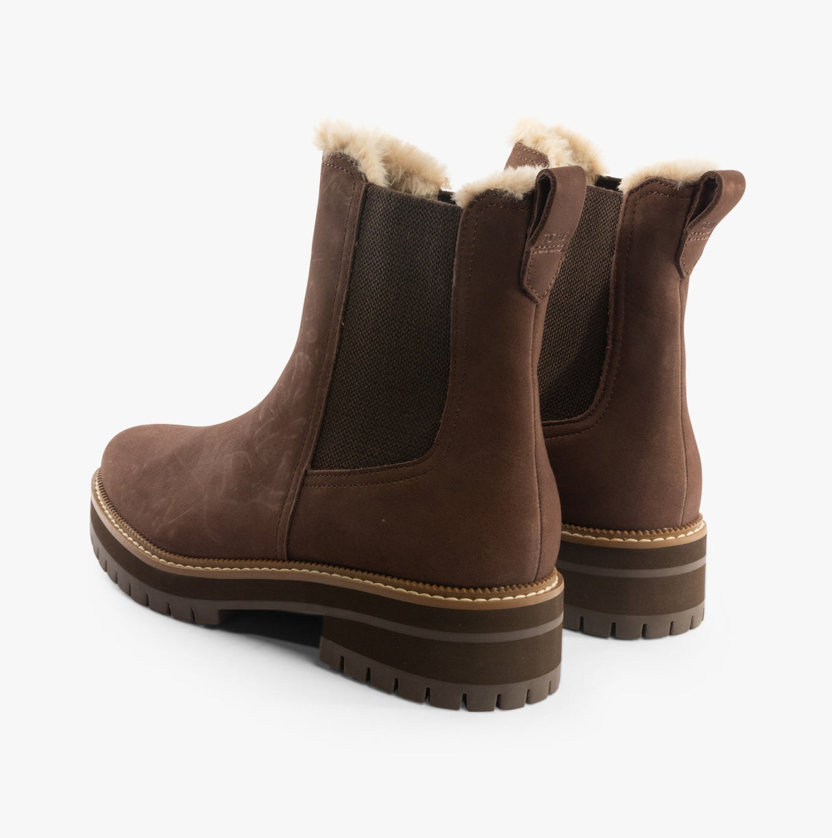 TOMS BENNET Womens Boots Dark Brown