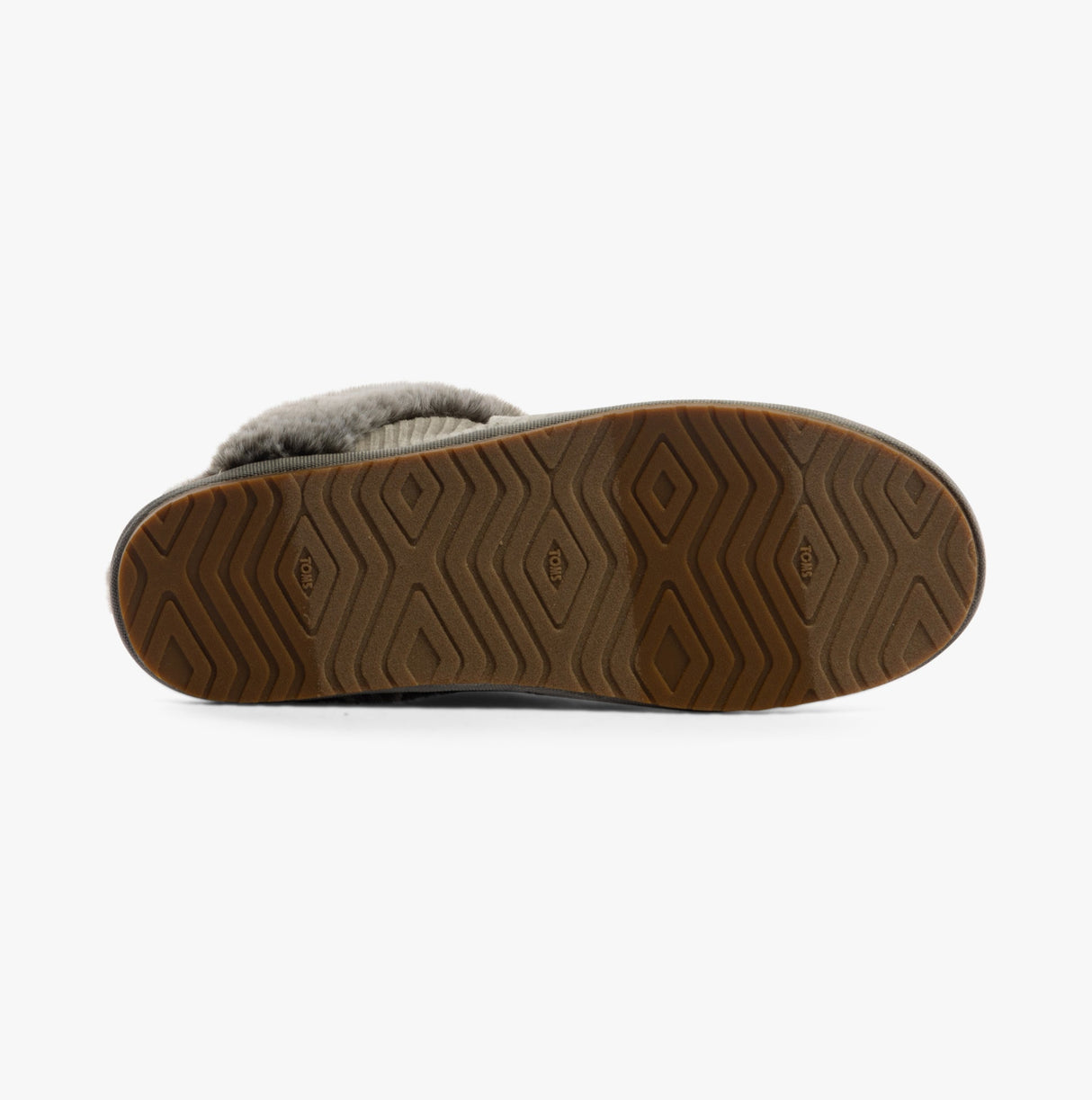 TOMS VALERIE Womens Slippers Grey