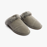 TOMS VALERIE Womens Slippers Grey