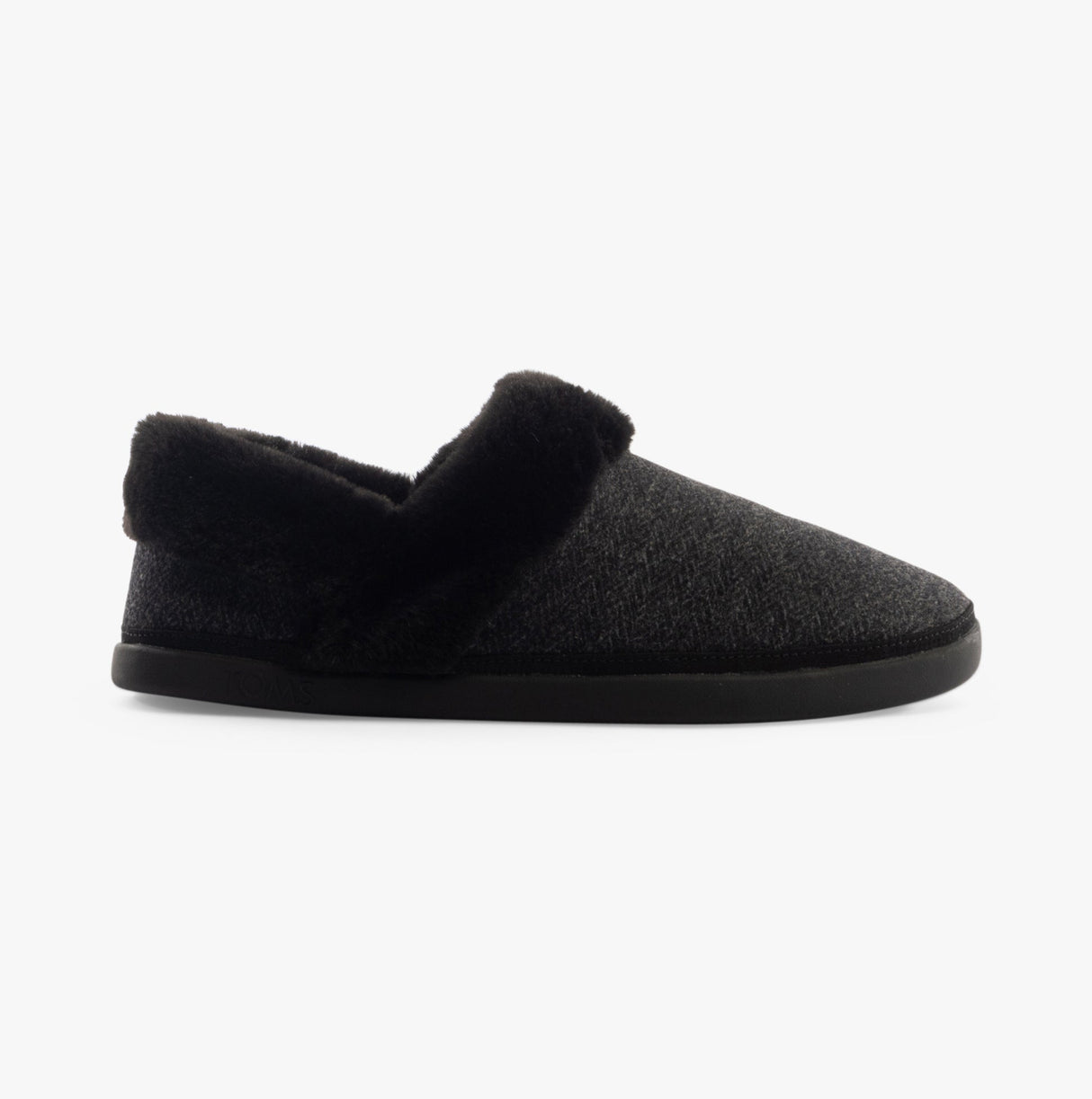 TOMS OSLO Womens Slippers Black