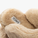 TOMS VALERIE Womens Slippers Natural