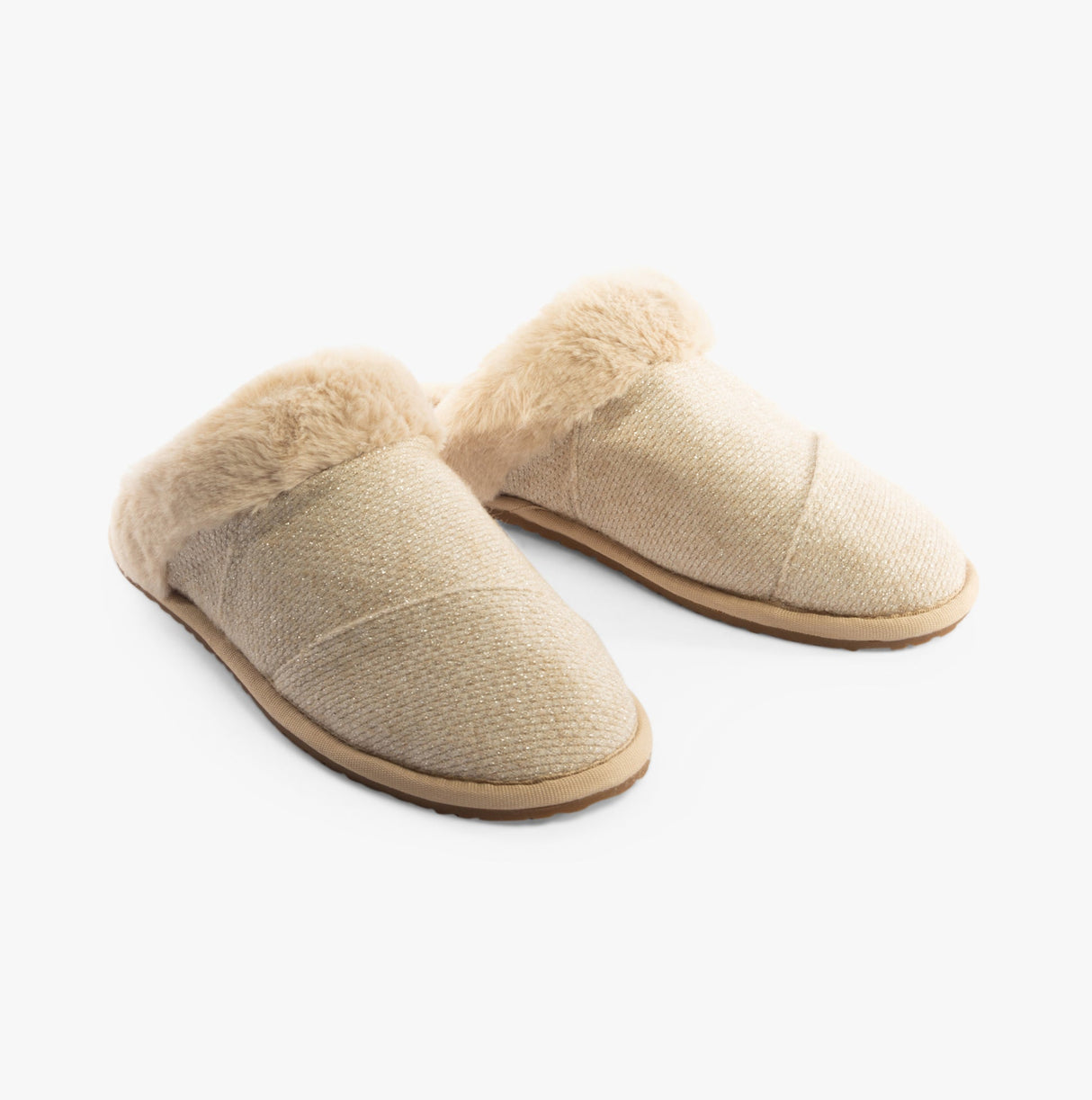 TOMS VALERIE Womens Slippers Natural