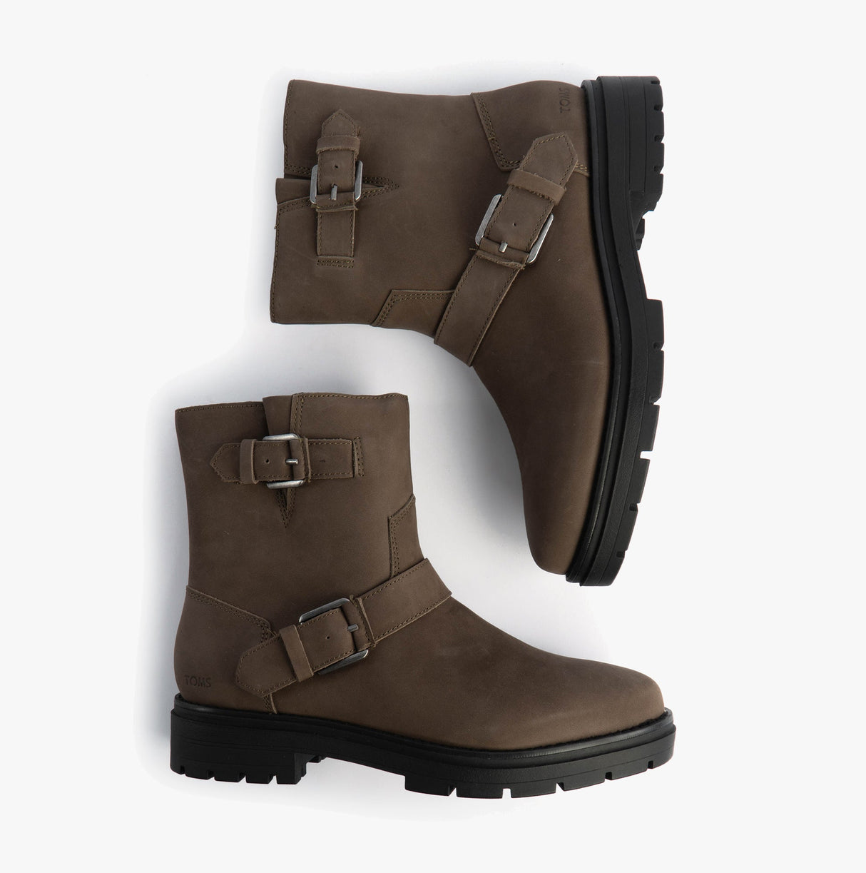 TOMS IONIE MOTO Womens Ankle Boots Green