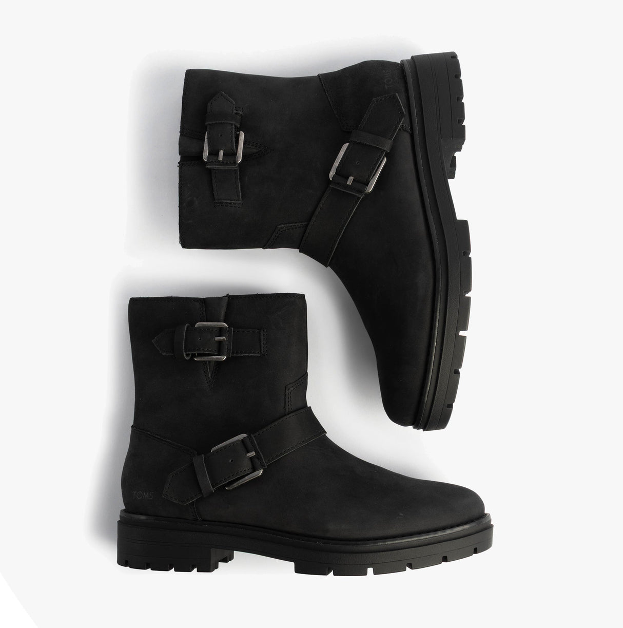 TOMS IONIE MOTO Womens Ankle Boots Black