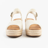 TOMS ISLA PEEP TOE Womens Sandals Natural