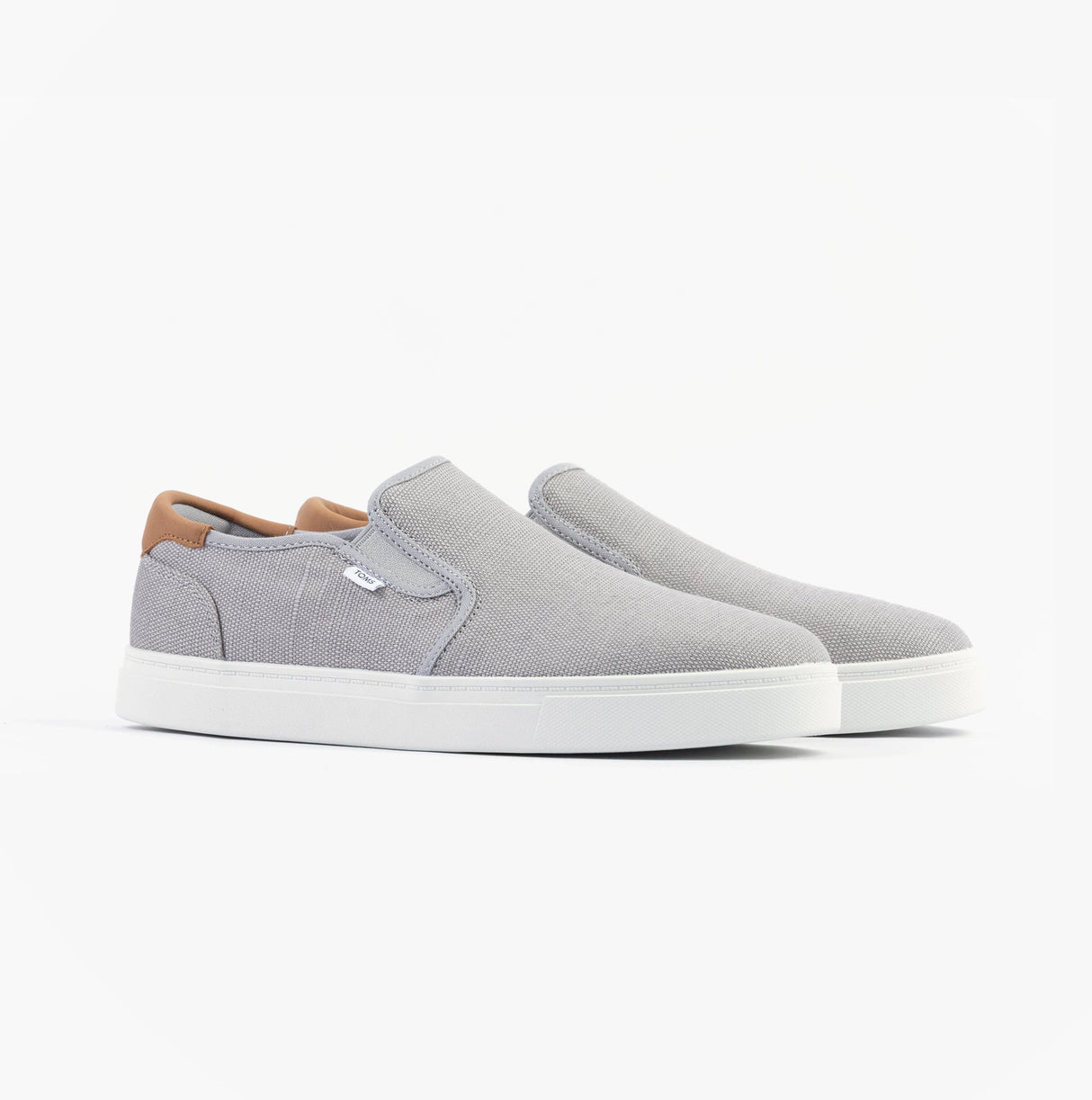 TOMS BAJA 2.0 Mens Casual Canvas Trainers Grey