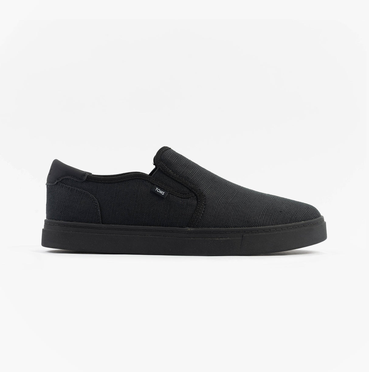 TOMS BAJA 2.0 Mens Casual Canvas Trainers Black