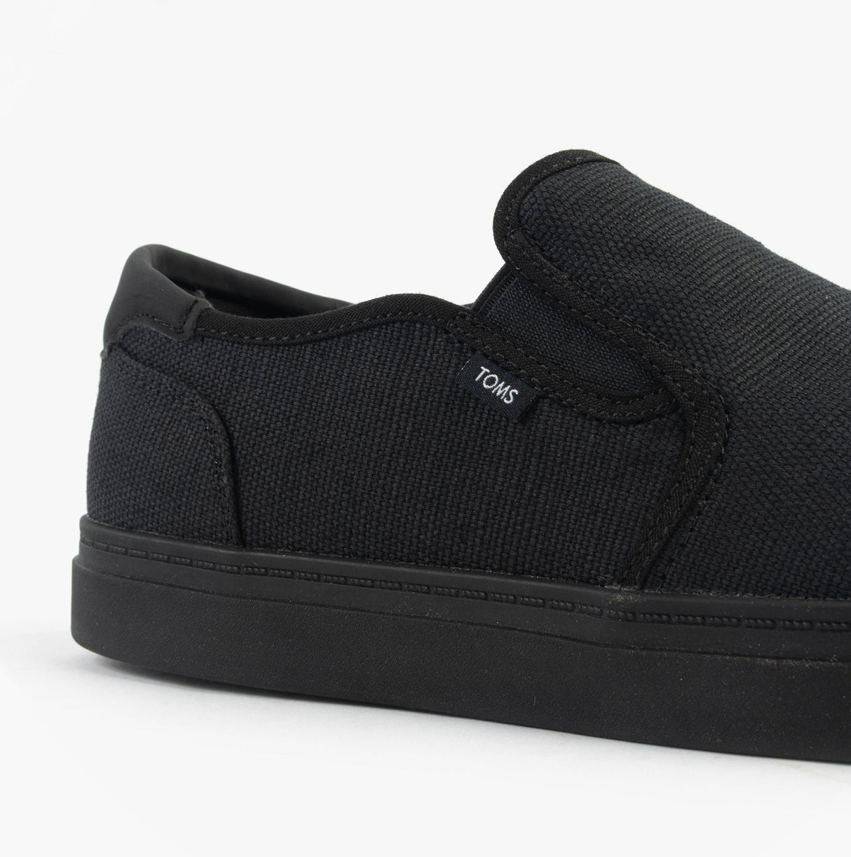 TOMS BAJA 2.0 Mens Casual Canvas Trainers Black