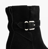 TOMS HAILEY BUCKLE Womens Ankle Boots Black