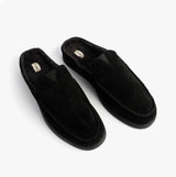 TOMS ALONSO MULE Mens Slippers Faux Shearling Lined Mule Black