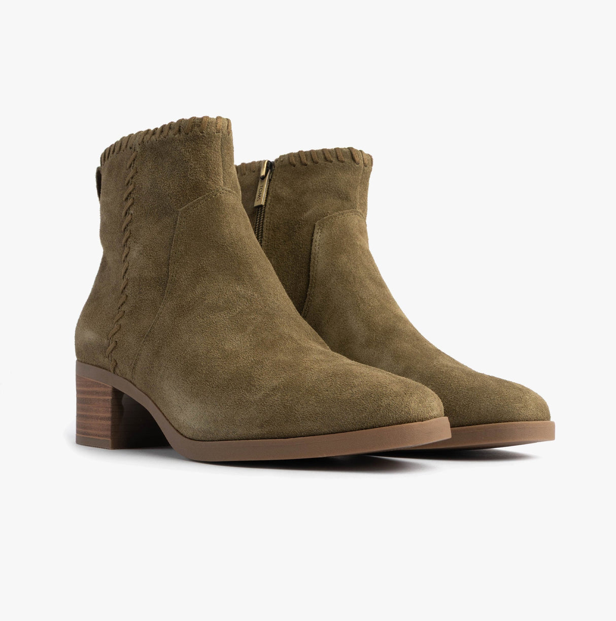 TOMS DELILAH Womens Ankle Boots Olive