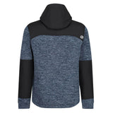 Regatta TRF624 Heist Hybrid Hooded Jacket Blue Wing Marl/Black Medium