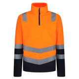 Regatta TRF660 Pro Hi-Vis Half Zip Fleece Top