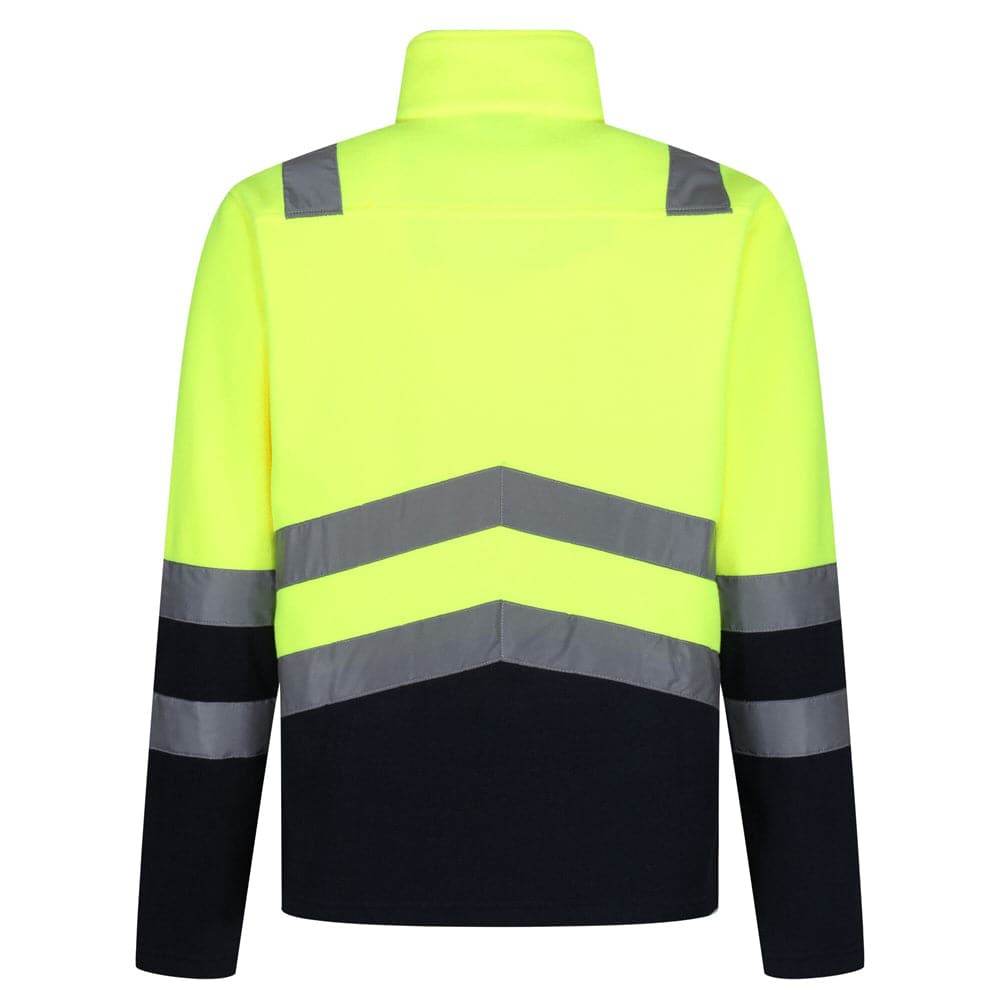 Regatta TRF660 Pro Hi-Vis Half Zip Fleece Top Yellow XL