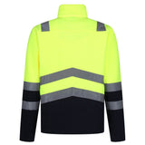 Regatta TRF660 Pro Hi-Vis Half Zip Fleece Top Yellow XL