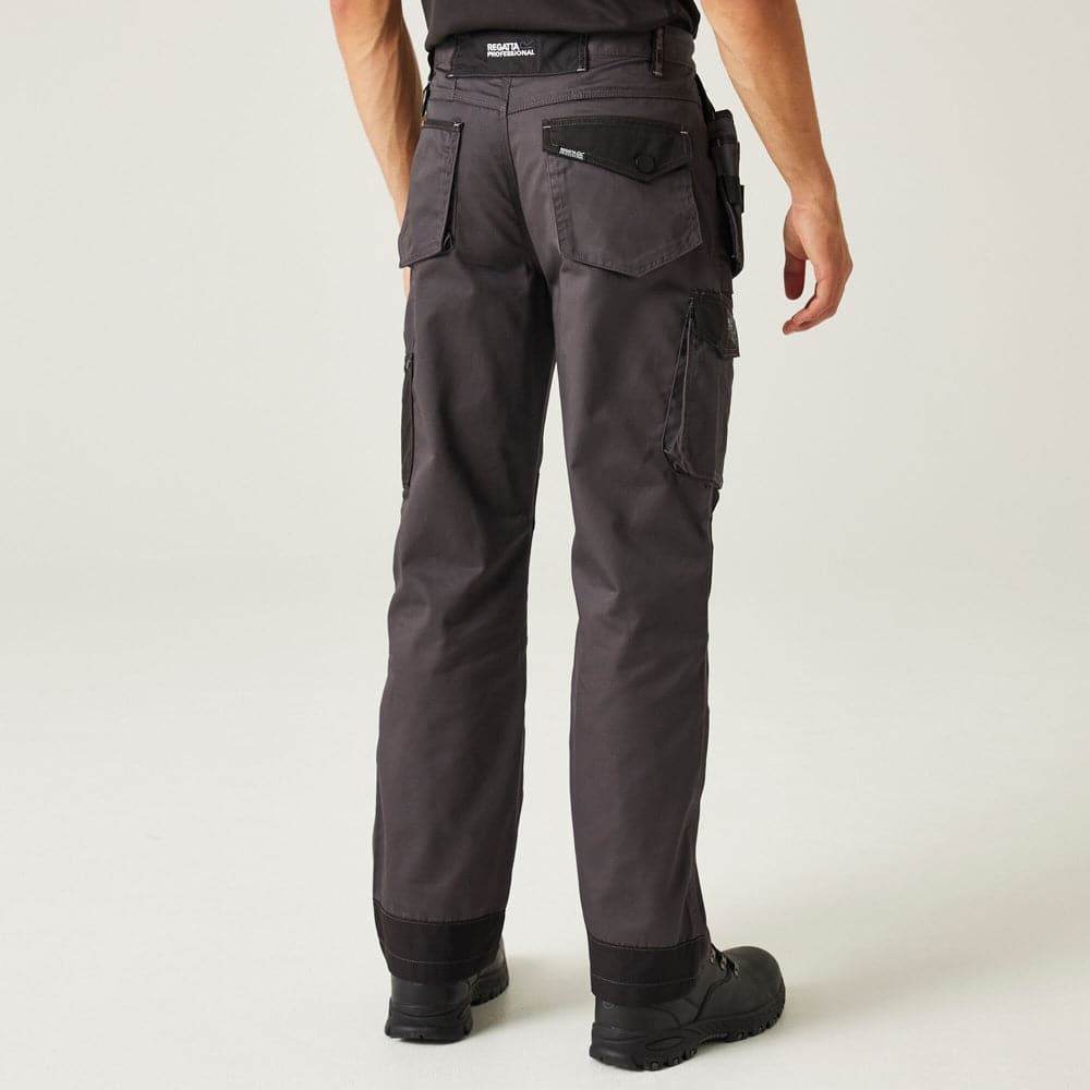 Regatta TRJ387 Incursion Holster Pocket Trousers Iron / 30" Waist / Short Leg