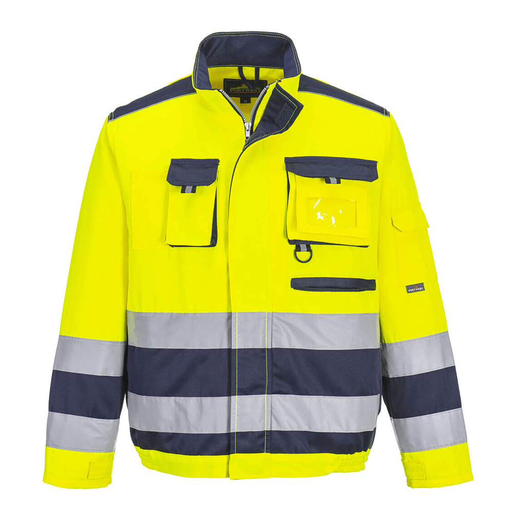 Portwest TX50 Lille Hi-Vis Contrast Bomber Jacket
