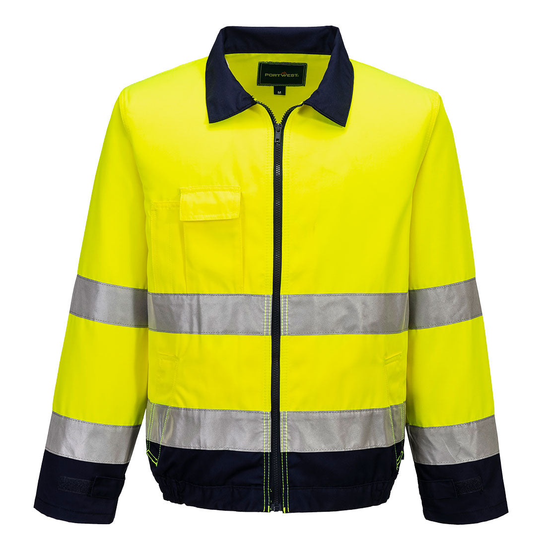Portwest Madrid Hi-Vis Contrast Bomber Jacket