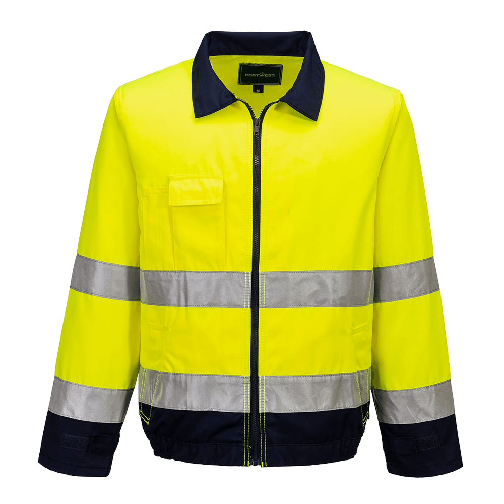 Portwest TX70 Madrid Hi-Vis Contrast Bomber Jacket