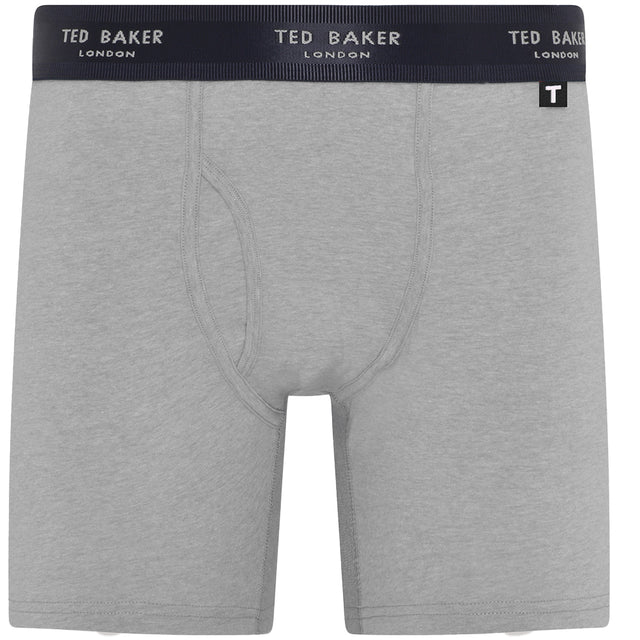 Ted Baker 3-Pack Cotton Boxer Briefs Mens Black/White/Grey