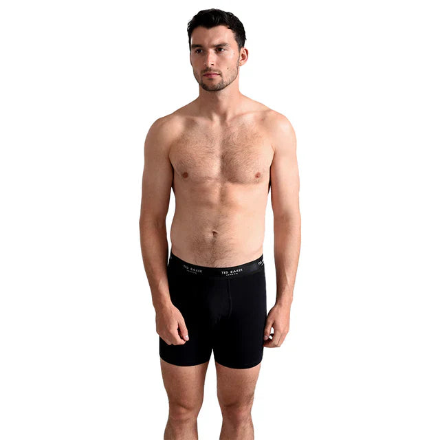 Ted Baker 3-Pack Cotton Boxer Briefs Mens Black