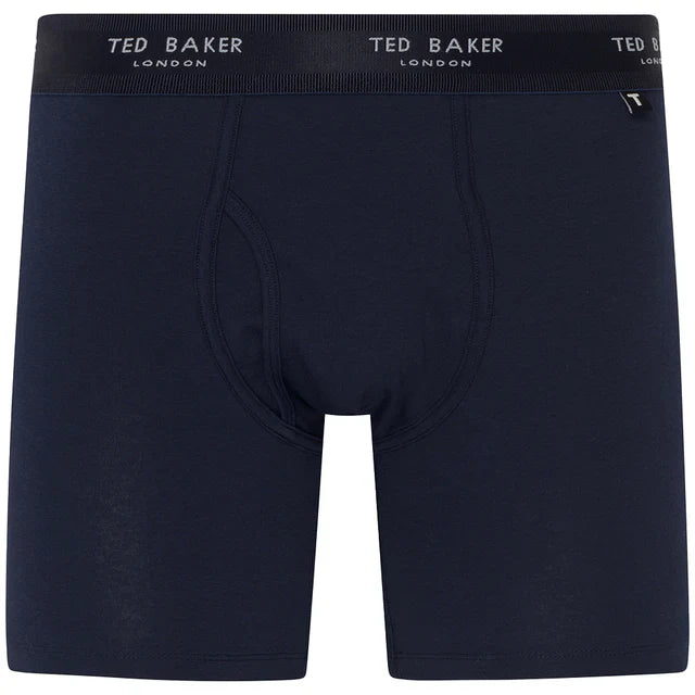 Ted Baker 3-Pack Cotton Boxer Briefs Mens Navy