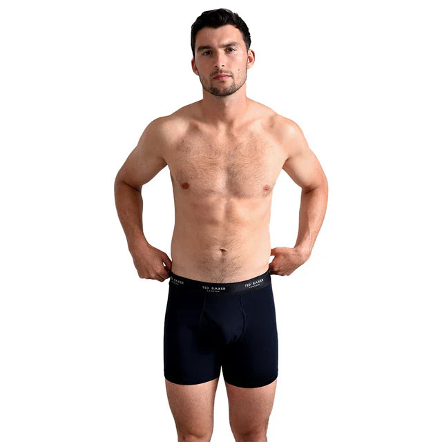 Ted Baker 3-Pack Cotton Boxer Briefs Mens Navy