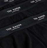 Ted Baker 3-Pack Cotton Trunks Mens Black