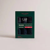 Ted Baker 3-Pack Cotton Trunks Mens Navy