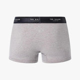 Ted Baker 3-Pack Cotton Trunks Mens Grey/Heather/Black